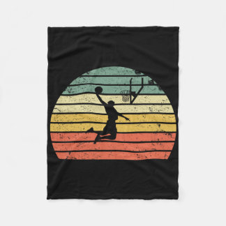 Cobertor De Velo Camisa Vintage Retro Sketll Dunk Colorida do Pôr d
