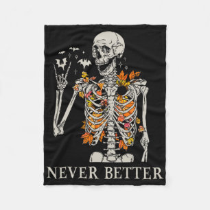 Cobertor De Velo Camisas De Halloween Para Mulheres Nunca Melhor Es
