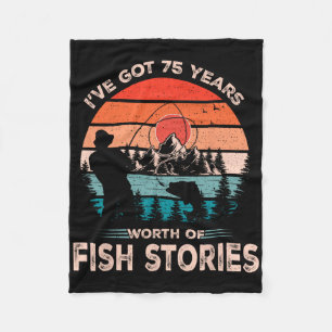 Cobertor De Velo Camisas de Pesca para Homens de 75 Anos de Idade A
