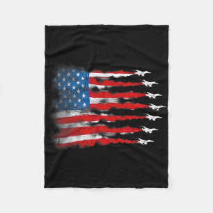 Cobertor De Velo Camisas Patriotas Homens Jet Red White Blue Usa Ba