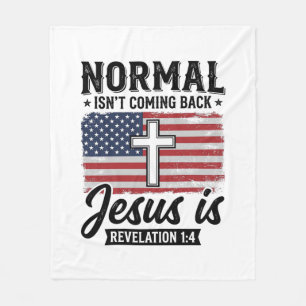 Cobertor De Velo Camiseta Apocalipse Jesus Normal Não Está Voltando