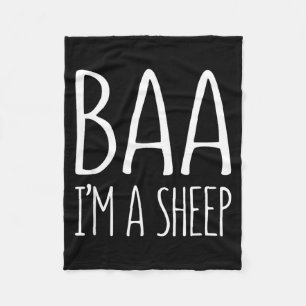 Cobertor De Velo Camiseta Baa Im A Sheep Homens Mulheres Crianças F
