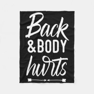 Cobertor De Velo Camiseta Ck E Corpo Dói Roupas Engraçadas Yoga Gin