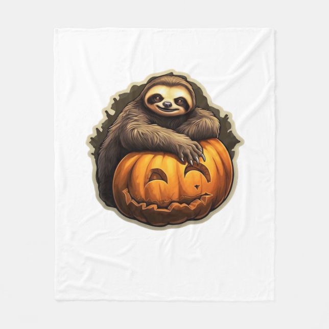 Cobertor De Velo Camiseta Clássica de Hallloween (Frente)