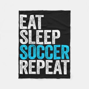 Cobertor De Velo Camiseta Coma Dormir Futebol Repita Homens Mulhere