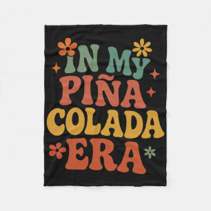 Cobertor De Velo Camiseta da Minha Era Pina Colada Festa Divertida 