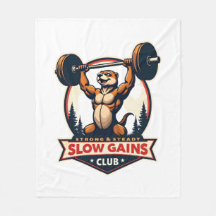 Cobertor De Velo Camiseta de Academia de Preguiça Engraçada Vintage