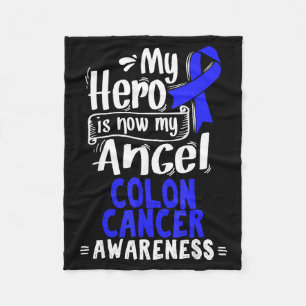 Cobertor De Velo Camiseta de conscientização sobre o câncer colorre