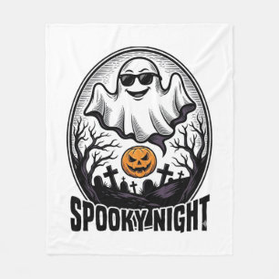 Cobertor De Velo Camiseta de Gravura Vintage de Halloween de Fantas