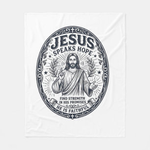 Cobertor De Velo Camiseta de Inclusão da Comunidade Surda ASL Jesus