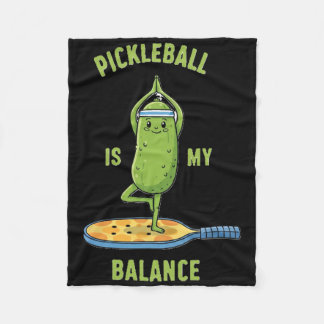 Cobertor De Velo Camiseta de Ioga de Pepino Engraçada Pepino É Minh