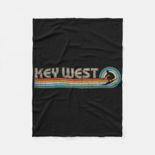 Cobertor De Velo Camiseta de Surf Retro Key West Flórida Key West 