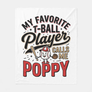 Cobertor De Velo Camiseta Desenho Gravura Vintage T-Ball Poppy_1