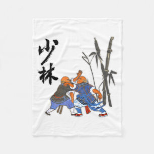 Cobertor De Velo Camiseta dos Monges Shaolin 