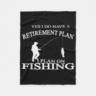 Cobertor De Velo Camiseta engraçada de aposentadoria de pesca Camis