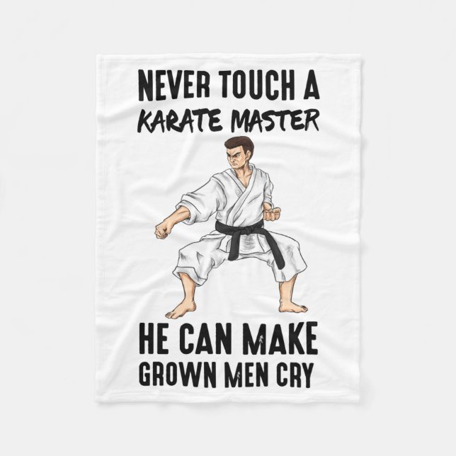 Cobertor De Velo Camiseta engraçada de citações de artes marciais d (Frente)