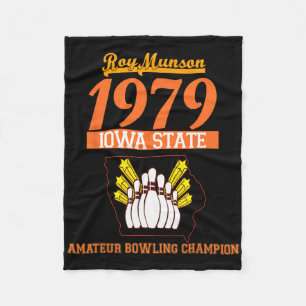 Cobertor De Velo Camiseta engraçada Roy Munson King Pin Bowling 2