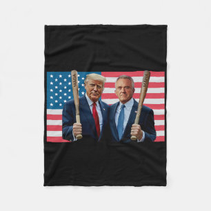 Cobertor De Velo Camiseta engraçada Trump Kennedy Mega Maha Venda B