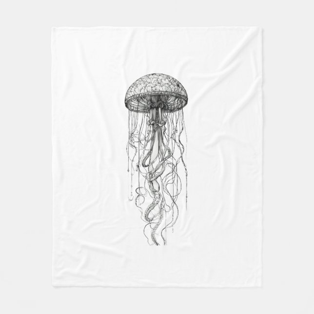 Cobertor De Velo Camiseta Ethereal Drift – Brilho Gracioso da Água- (Frente)
