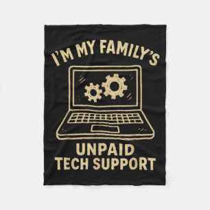 Cobertor De Velo Camiseta Gráfica Divertida Amante da Tecnologia Ge