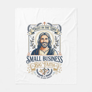 Cobertor De Velo Camiseta Jesus Boutique Dona de Pequeno Negócio Cr
