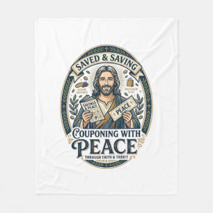 Cobertor De Velo Camiseta Jesus Cupom Brechó Frugal Fé Baseado Desi