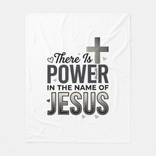 Cobertor De Velo Camiseta Jesus Power Tipografia Vintage Religiosa