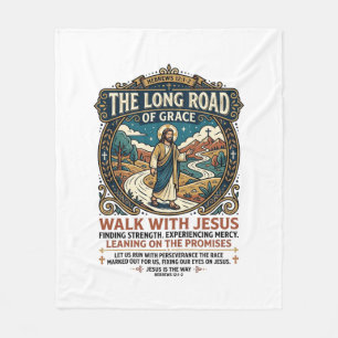 Cobertor De Velo Camiseta Jesus Trucker Long Haul Inspiradora Feita