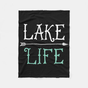 Cobertor De Velo Camiseta Lake Life Pesca Velejando Divertida Ou