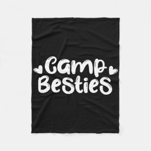 Cobertor De Velo Camiseta Melhores Amigas do Acampamento Adorável A