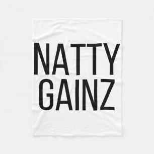 Cobertor De Velo Camiseta Natty Gainz Sem Esteroides Academia E Mus