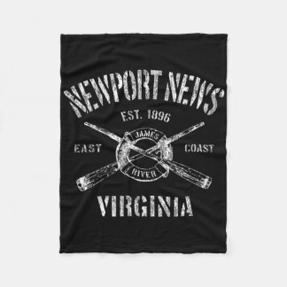Cobertor De Velo Camiseta Náutica Vintage de Newport News Va