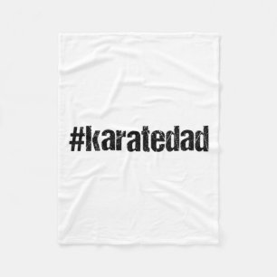 Cobertor De Velo Camiseta Pai de Karatê Engraçada Karatedad 