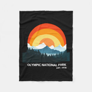 Cobertor De Velo Camiseta Parque Nacional Olímpico Est 1938 Estado