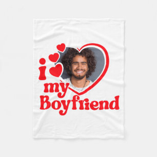 Cobertor De Velo Camiseta Personalizada Eu Amo Meu Namorado Foto_1