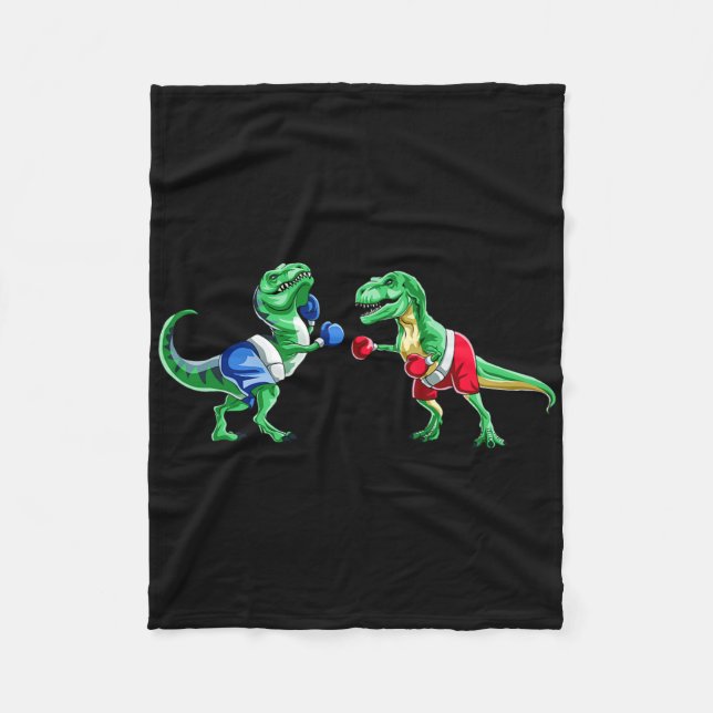 Cobertor De Velo Camiseta Presente Luvas Calções Dinossauro Boxe T  (Frente)