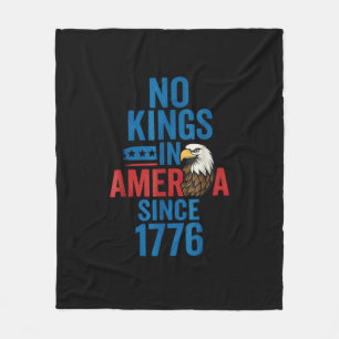 Cobertor De Velo Camiseta Sem Reis Na América Desde 1776 Homens Sem