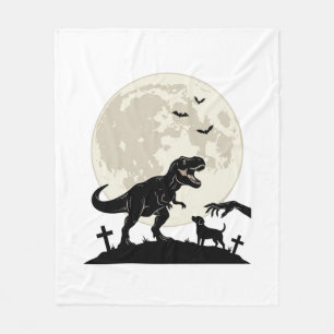 Cobertor De Velo Camiseta Silhueta Cemitério de Cães Dinossauros ao