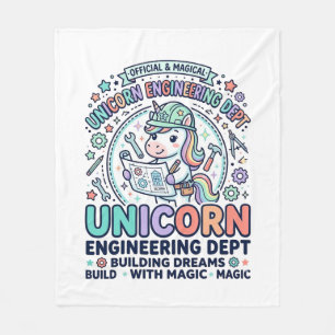 Cobertor De Velo Camiseta T Unicórnio Engenharia Dept Bold Tipograf