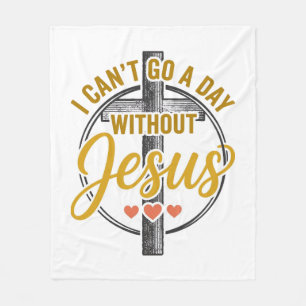 Cobertor De Velo Camiseta Tipografia Cristã Cruz de Jesus Design_1