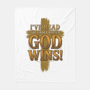 Cobertor De Velo Camiseta Tipografia Vintage Cruz Cristã Deus Vence