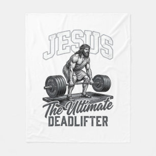 Cobertor De Velo Camiseta Vetorial Vintage Jesus Ultimate Deadlifte