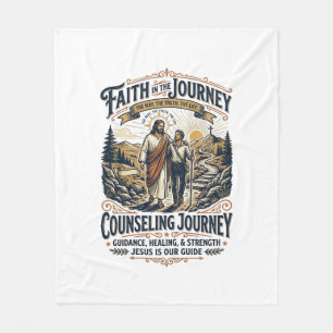 Cobertor De Velo Camiseta Vintage Cristã Amigável Terapia de Jesus