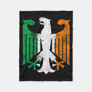 Cobertor De Velo Camiseta Vintage Irlandesa Alemã Dia de São Patríc