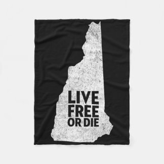 Cobertor De Velo Camiseta Viver ou Morrer - Camiseta de New Hampshi