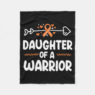 Cobertor De Velo Camisetas Filha de um Guerreiro Câncer de Rim