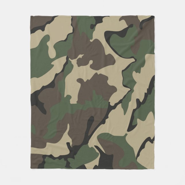 Cobertor De Velo Camo, cobertura média do velo (Frente)