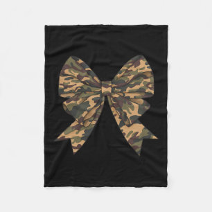 Cobertor De Velo Camo Coquette Arco Duck Caça Meninas Crianças Mulh