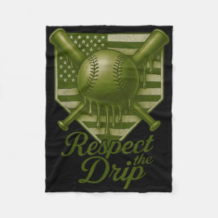 Cobertor De Velo Camo Sorvete Baseball Driys 4 De Julho
