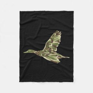 Cobertor De Velo Camouflage Camo Duck Camo Duck Voando Mallard Caça
